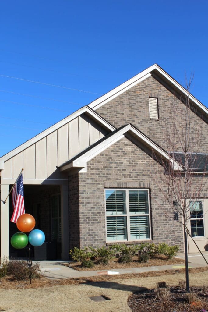 House with updated vinyl siding