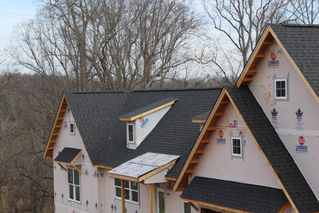 Home getting siding redone